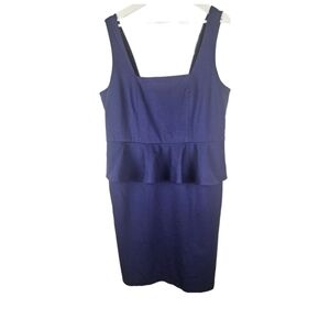 Vintage Vivienne Tam Midi Dress Indigo Blue  Purple, Women's XL